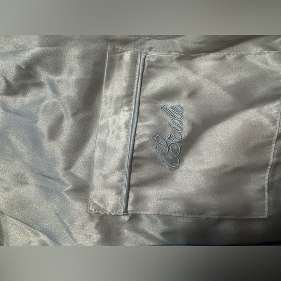 Bride pajama set (white) satin size small - Picture 3 of 7